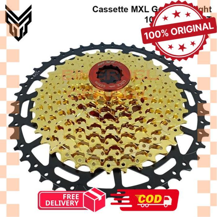 MXL Gold Ultralight Cassette Sprocket 10 Speed - 11-46T -biker
