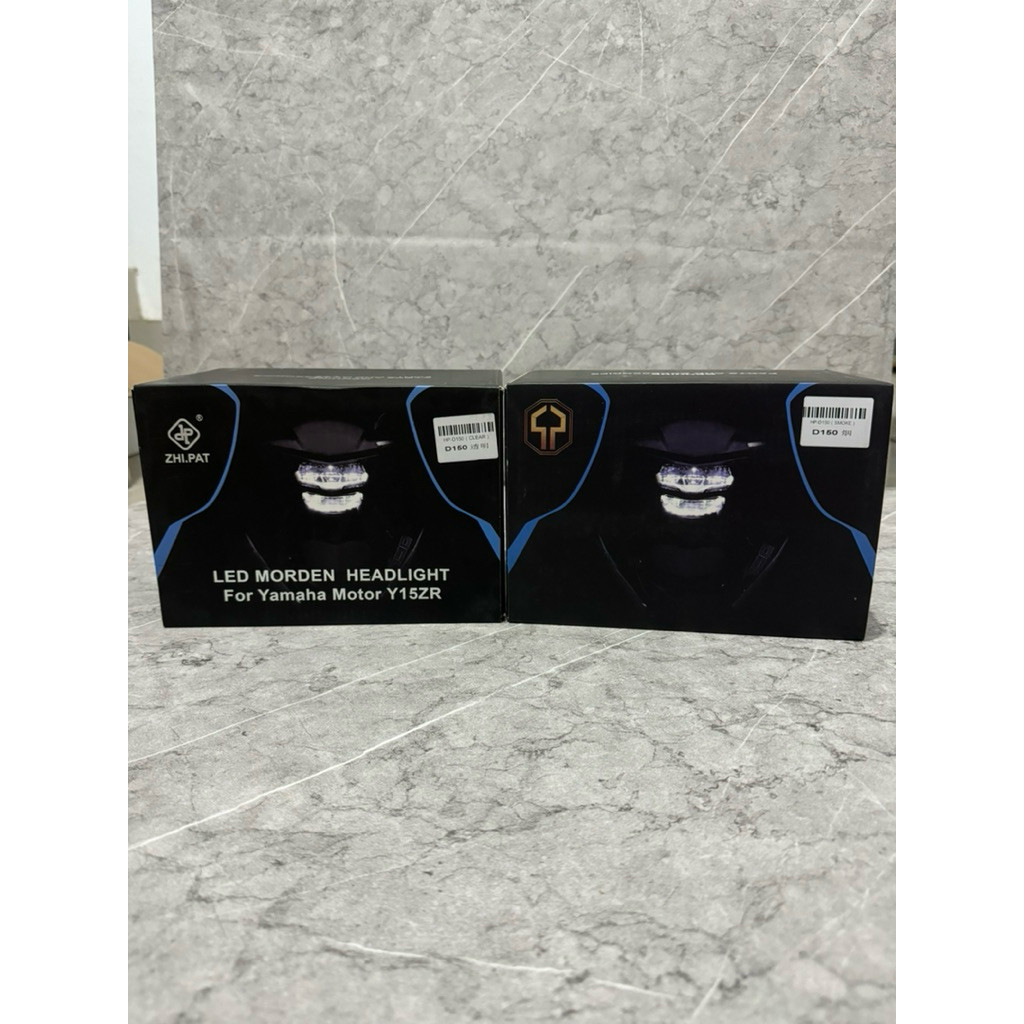 HPMP ZHIPAT HEAD LAMP LED LAMPU DEPAN LED JUPITER MX KING V1 CLEAR DAN SMOKE NEW