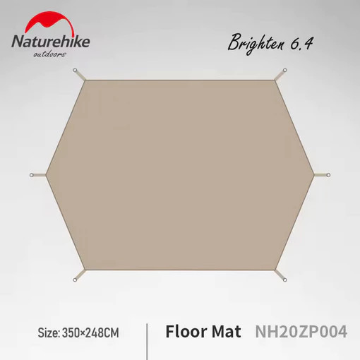 ALAS TENDA BRIGHTEN 6.4 FOOTPRINT MAT NATUREHIKE NATUREHIKE NH20PJ045