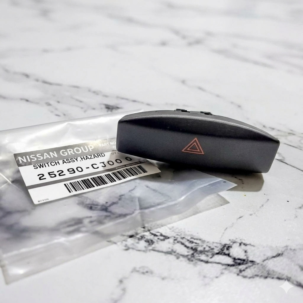 Livina L10 L11 Switch Tombol Hazard Darurat Segitiga Merah ORI NISSAN