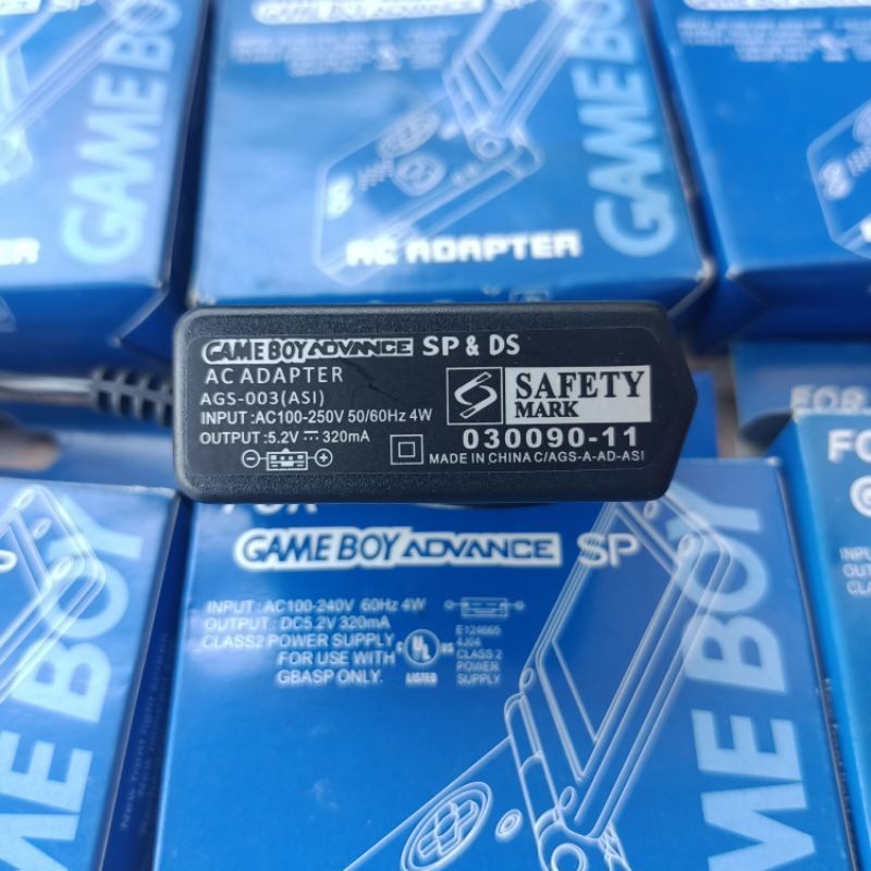 Adaptor Charger Charging Chas Nintendo Gameboy Advance Sp Gba Sp Ds Nds Fat PVP P2P Baterai Batere C