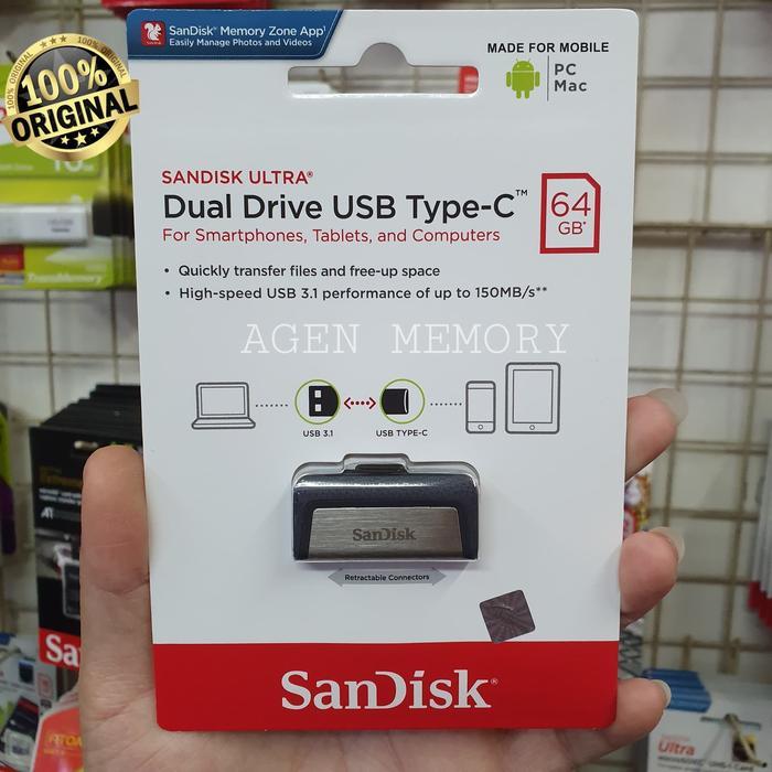 FLASHDISK OTG type C SANDISK 64 GB