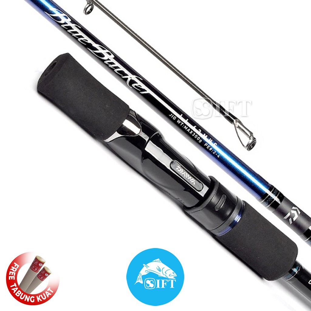 Joran Daiwa BLUE BACKER LJ 602MS | 63MHS-HD | Light Jigging | Spinning | SM Fishing Store