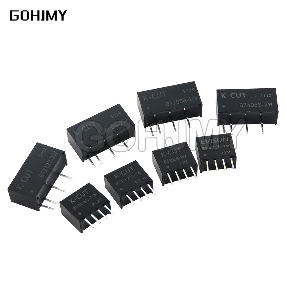 Konverter Modul Daya Seri 1W 2W B0505S-1W B0505S-2W B1212S-1W B1205S-1W B0303S-1W B2405S-1W B1212S-2