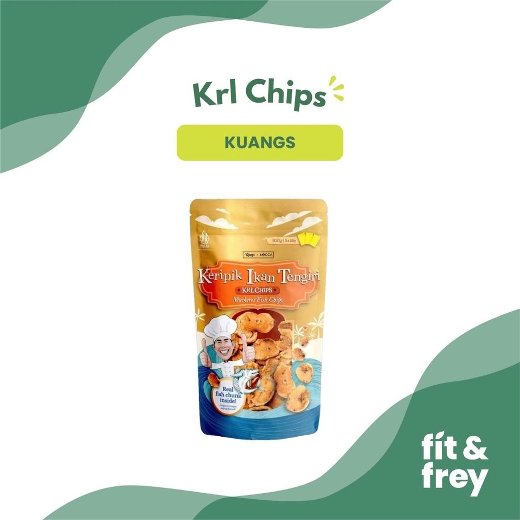 KUANGS Keripik Ikan Tenggiri 100g - Krl Chips - Mackerel Fish