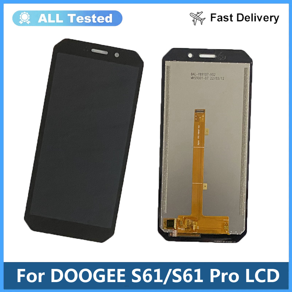 100% Tested New For DOOGEE S61 LCD splay Screen + Tou Panel gitizer Replacement For DOOGEE S61 Pro L