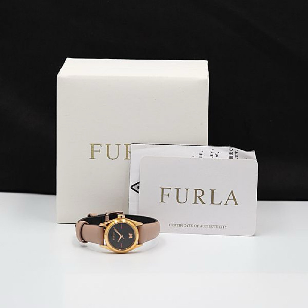 #ANA_FURLA BLACK DIAL WOMEN'S WATCH WITH BOX