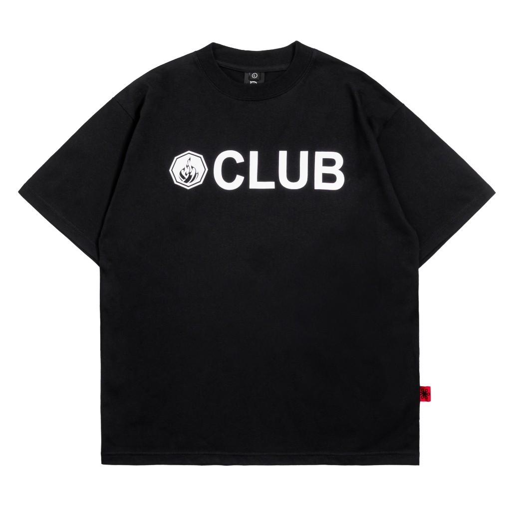 Casual street style  T-shirt Lads & Club x Prung Terrace Wear - PLC Black white Tees 2026 Sports