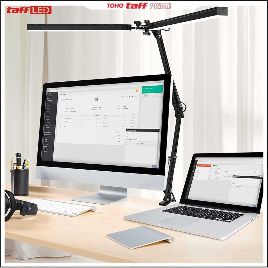 TaffLED Lampu Meja Baca LED Double Head 3 Color Mode SMD - ZN14