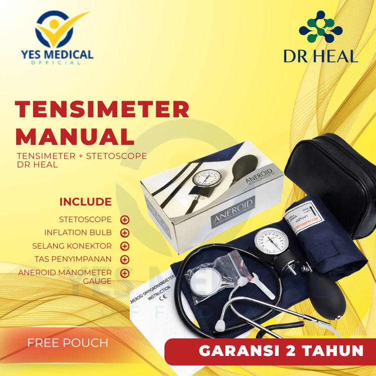 Tensimeter Aneroid Plus Stetoskop 0197 tensimeter manual alat tensi darah digital