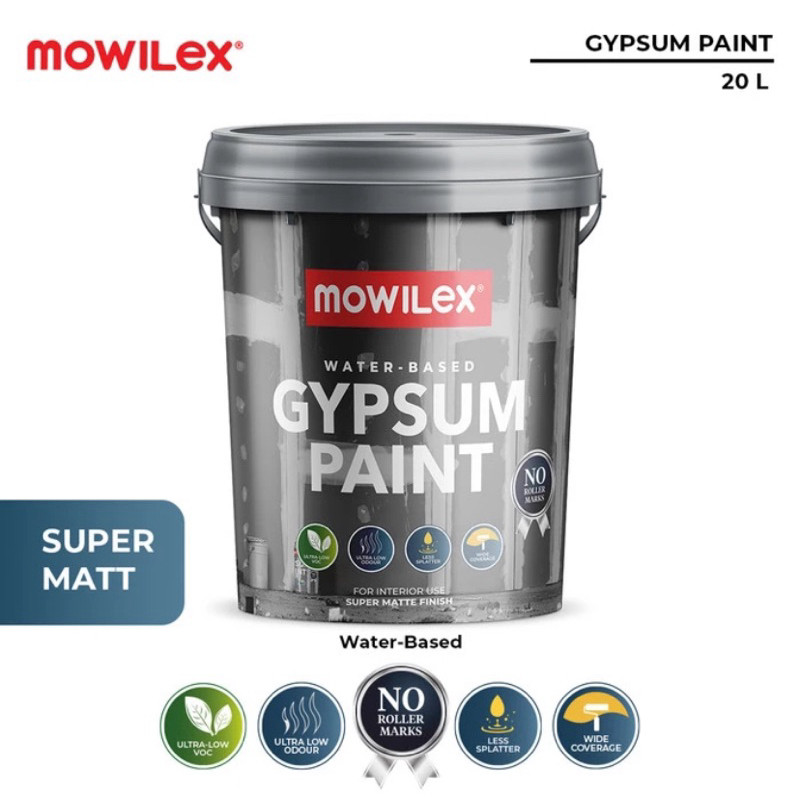 Mowilex Gypsum Paint Cat Plafon Partisi Gypsum 20 liter