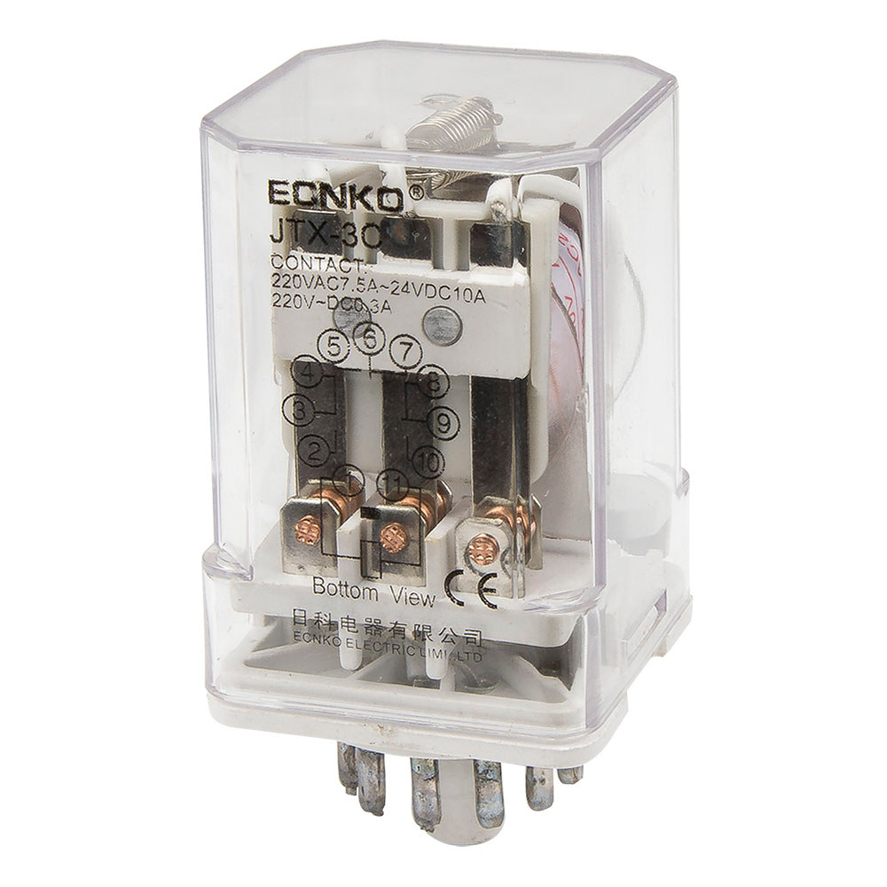Relai elektromagnetik JTX-3C JTX-3Z AC 220V 110V 380V 24V DC 24V 6V relai daya