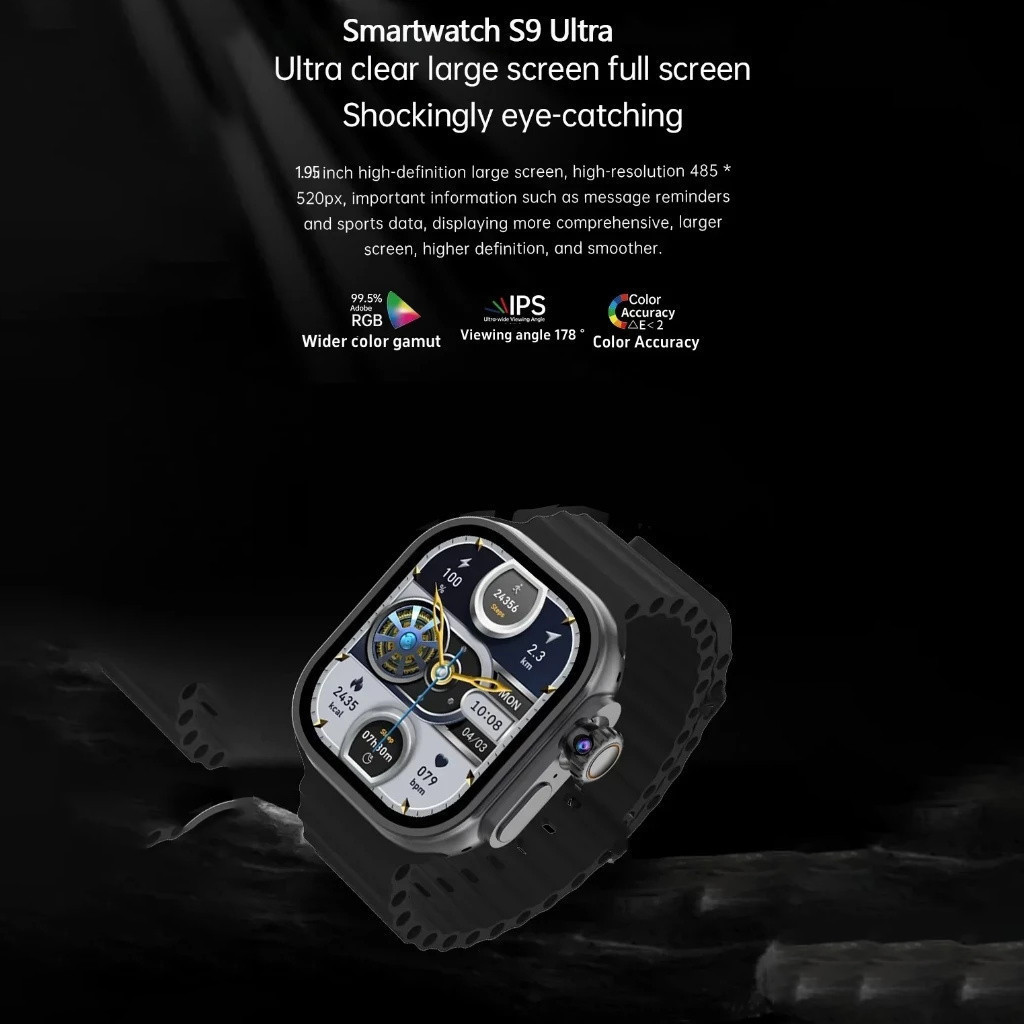 Hot Deals Samsung Smartwatch S9Ultra/S8Pro Sim Card Support Gps Nfc 4G/5G 360 Rotational Camera