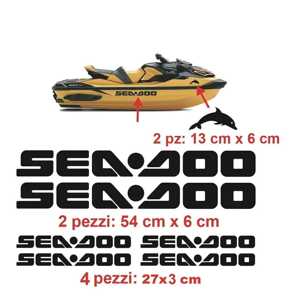 For SEA DOO Water Jet Boat Graphic Vinyl Stickers Decals Set