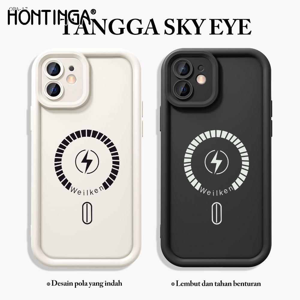 Hontinga Casing Hp Untuk OPPO A6 A5 A3X A60 A79 A58 A78 A38 A18 A98 A76 A5i A96 A95 A74 A55 A16K A16