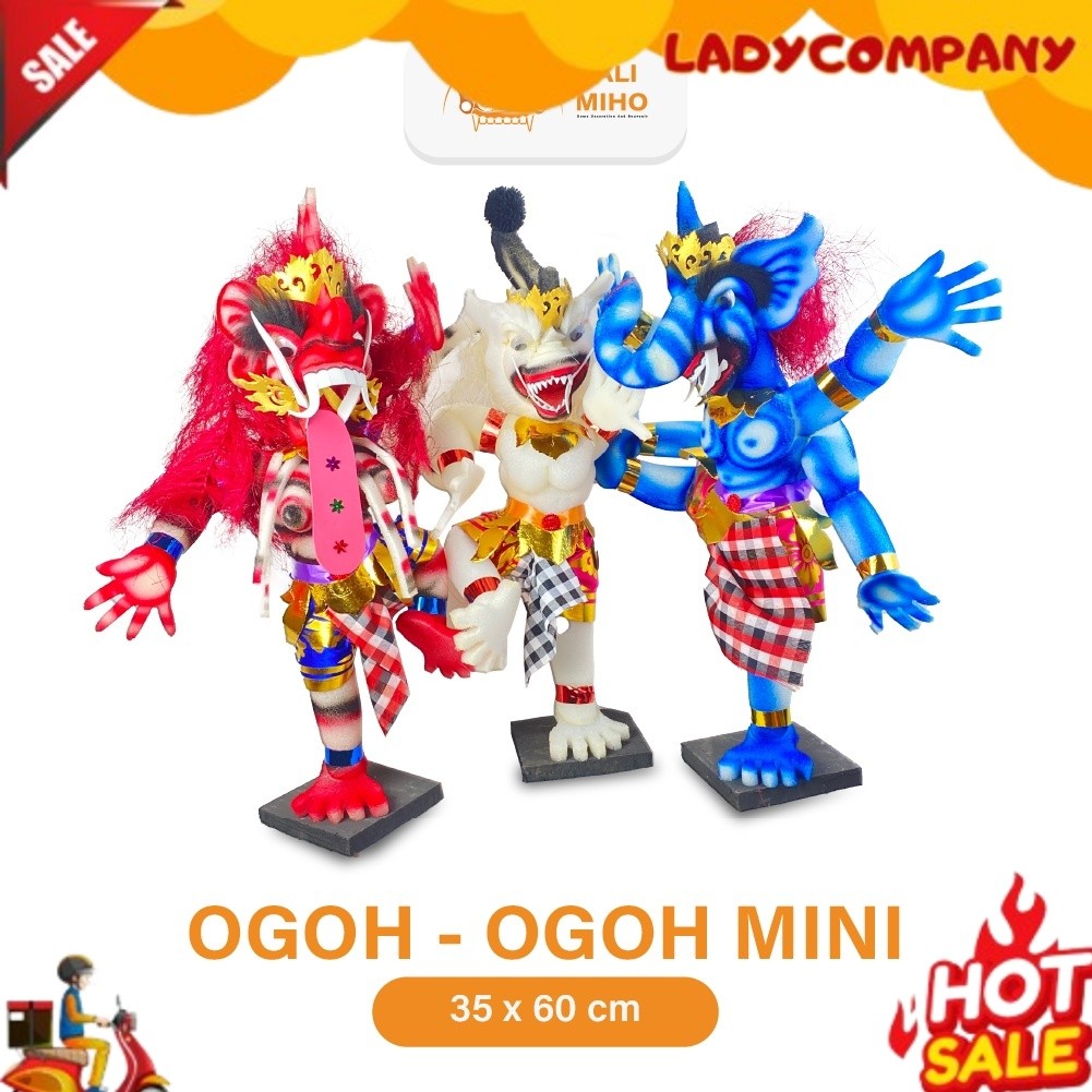 Ogoh-Ogoh Mini 60 cm- Mainan Anak-anak - Ogoh Ogoh Mini - Pajangan Ogohogoh - Ogoh Ogoh Ganesha - Og