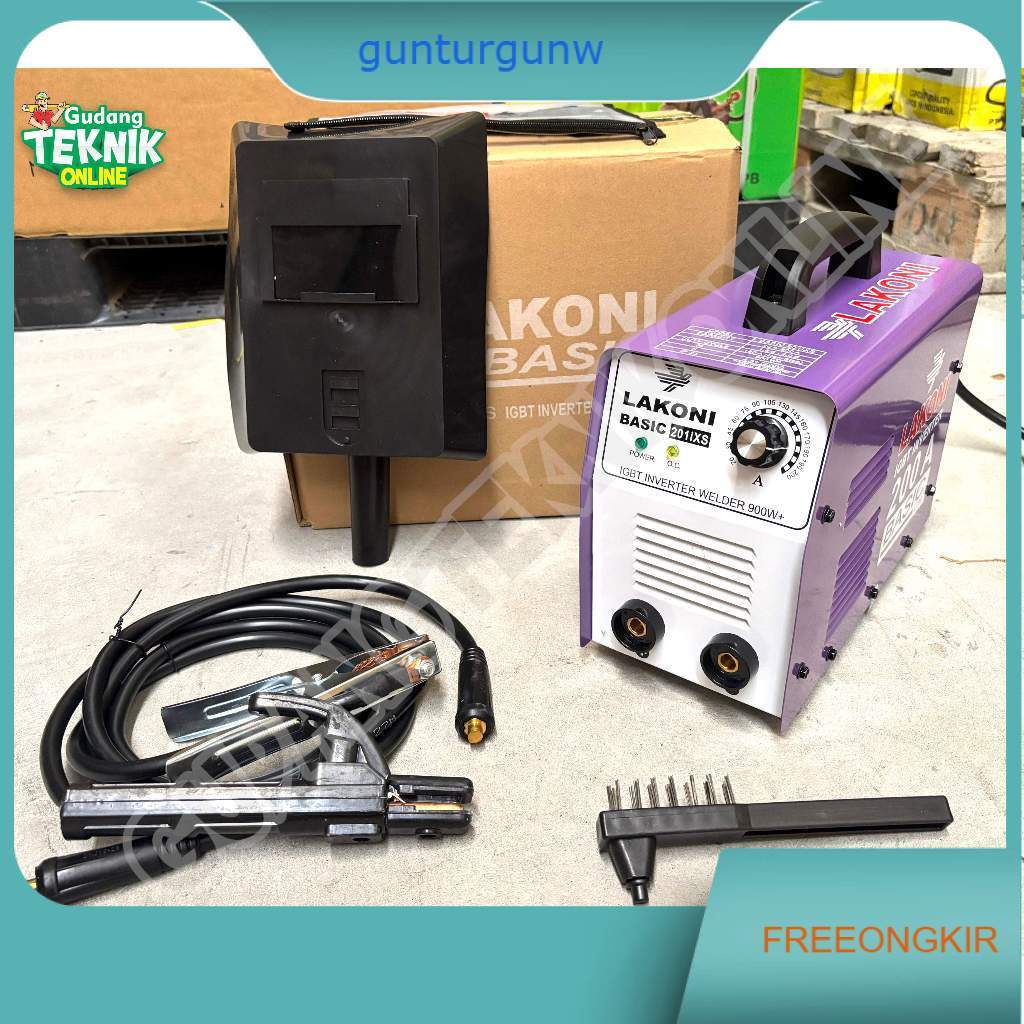 Mesin Las LAKONI BASIC 201IXS 900W 200 Ampere / Trafo Las Inverter Lakoni 200A 900 Watt Travo Invert