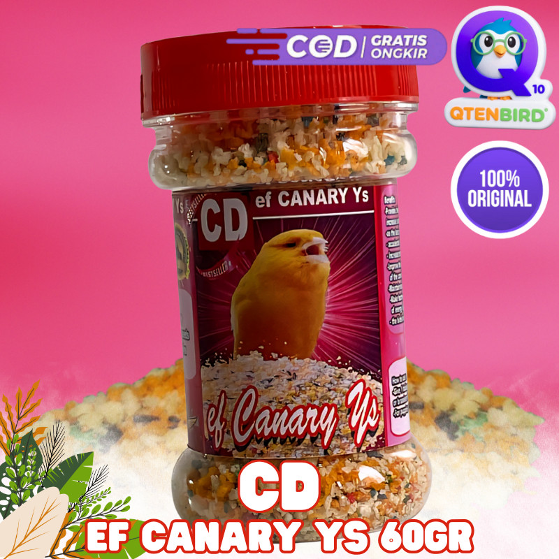 CD ef CANARY Ys Pakan burung Canary Untuk meningkatkan stamina dan imun