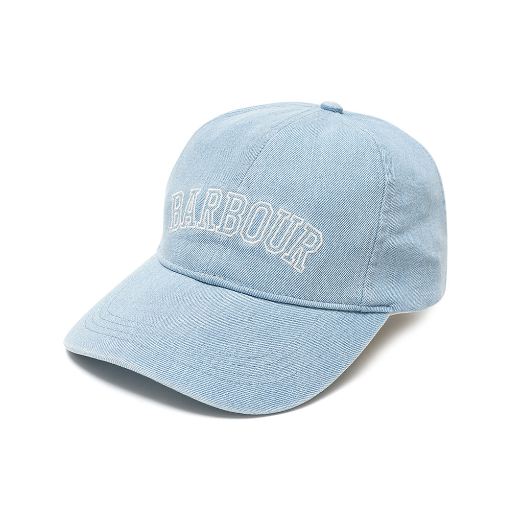 Barbour Emily Logo Denim Baseball Cap