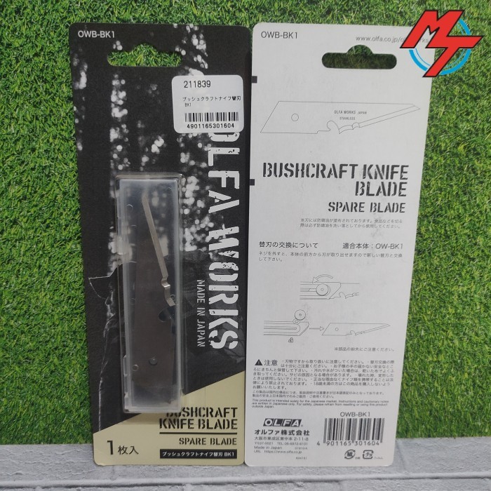 OLFA WORKS OWB-BK1 Refill Pisau Serbaguna untuk Perkemahan Buschcraft Knife