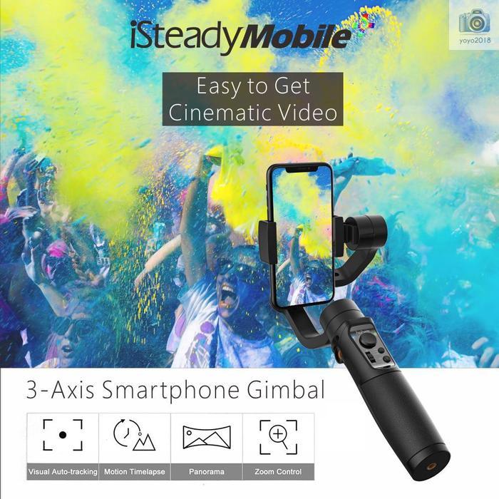 Hohem iSteady Mobile+ 3-Axis Handhele Stabilizing Gimbal Support