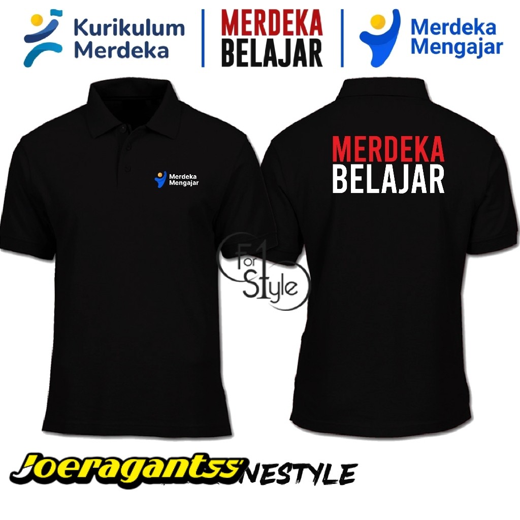 POLOSHIRT KAOS KERAH MERDEKA BELAJAR - POLO MERDEKA BELAJAR