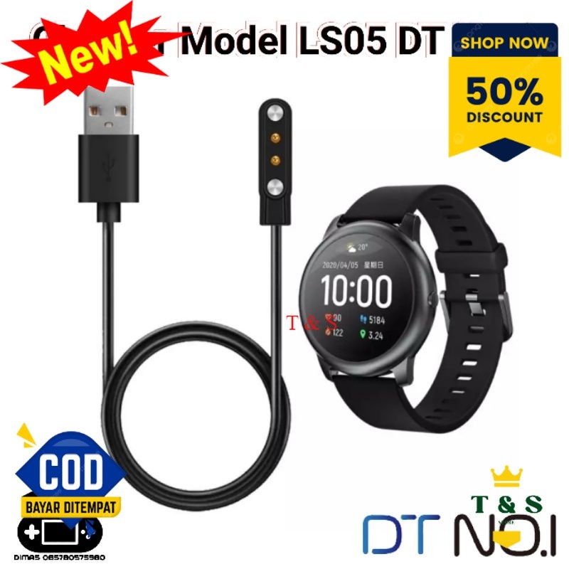 Charger Model LS05 DT No.1 Charging Smartwatch DT28 DT78 DT96 Kabel USB