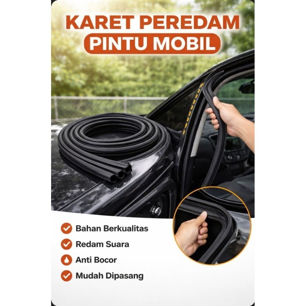KARET PEREDAM BODY PINTU MOBIL DAN BAGASI ESPASS