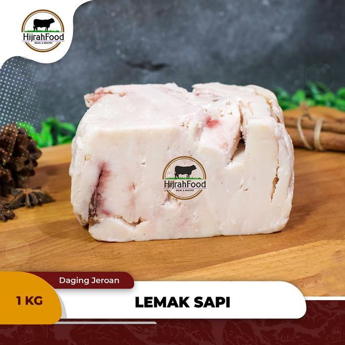 Hijrahfood Lemak Sapi Balok / Gajih | Beef Fat Block - 1 kg