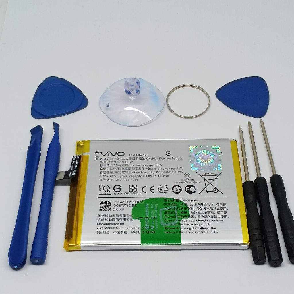 BATREAI BATRE VIVO V15 B-G2 ORIGINAL BONUS OBENG HP