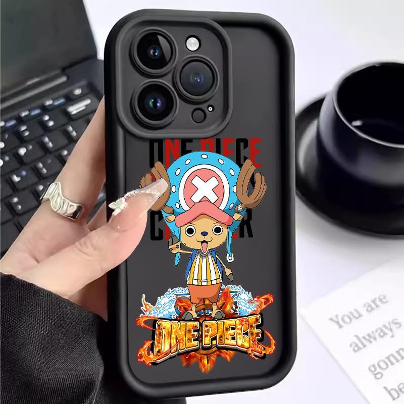 Casing OPPO Case Reno6 Lite Reno3 4G Reno4 5G F Reno5 K Silikon Shockproof Cartoon One Piece Migunca