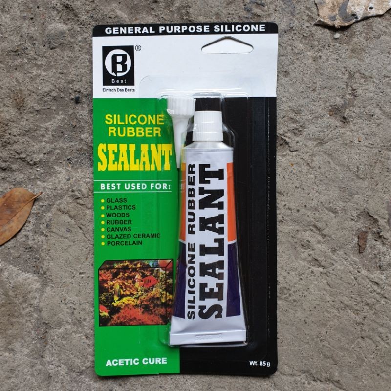 HABIS LEM KACA SILICON SEALENT AQUARIUM BEST BESAR KECIL / LEM SEALENT KACA