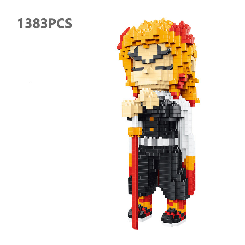 Hot Anime Demon Slayer Building Blocks Kimetsu No Yaiba Kamado Tanjirou Nezuko Zenitsu Kyoujurou Blo