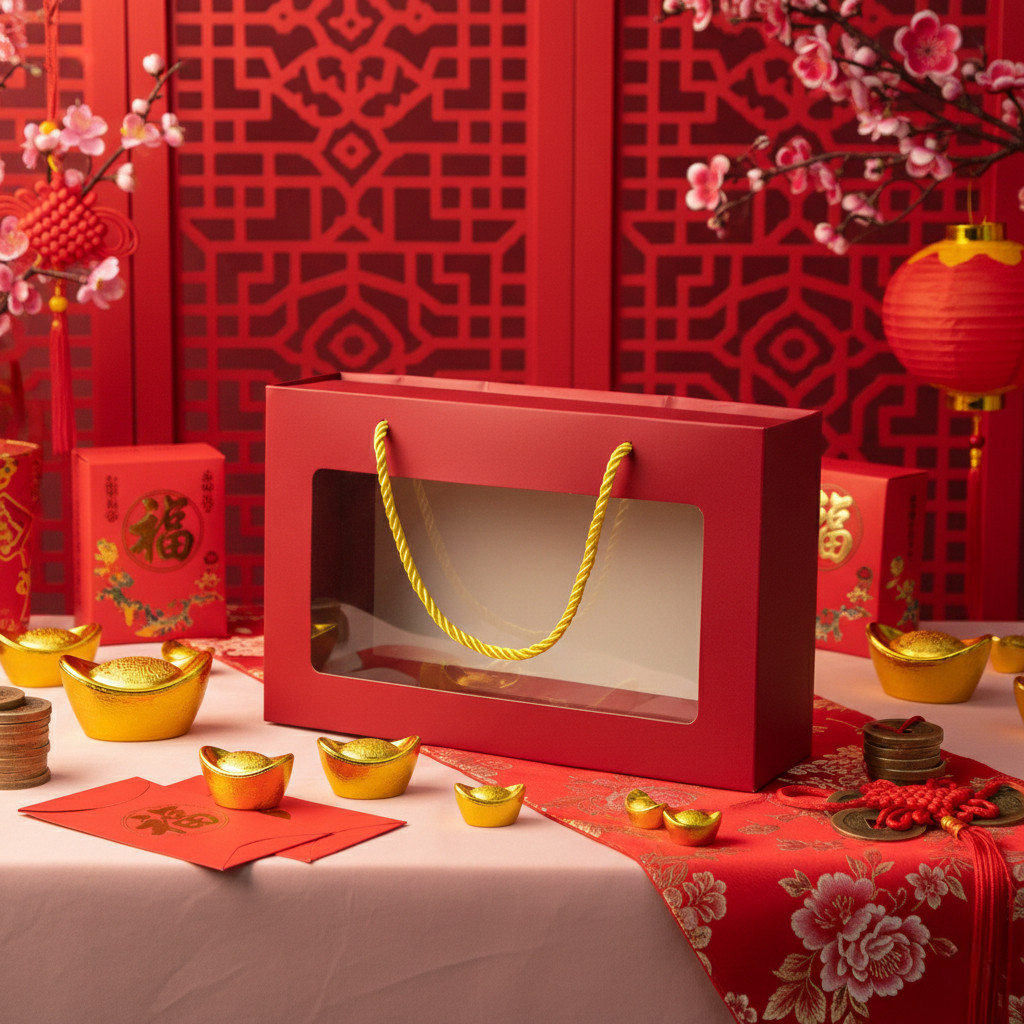 Box Mika Handle / Kotak Kue / Tas Kue Jinjing / Gift,Hampers, Hijab, Packaging, Kemasan | HH01-HH04