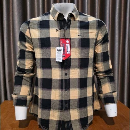 Kemeja Cardinal Pria Slimfit Jeans Lengan Panjang