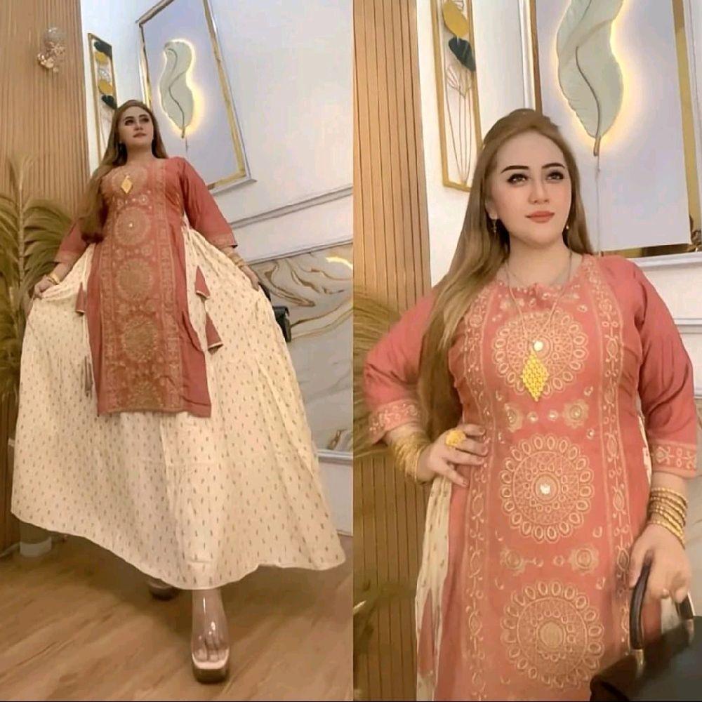 Daster Wanita Hindi Lidah Kepiga Rayon Premium Adem LD 110 120 PB 138 Lengan Panjang Tali Samping Re