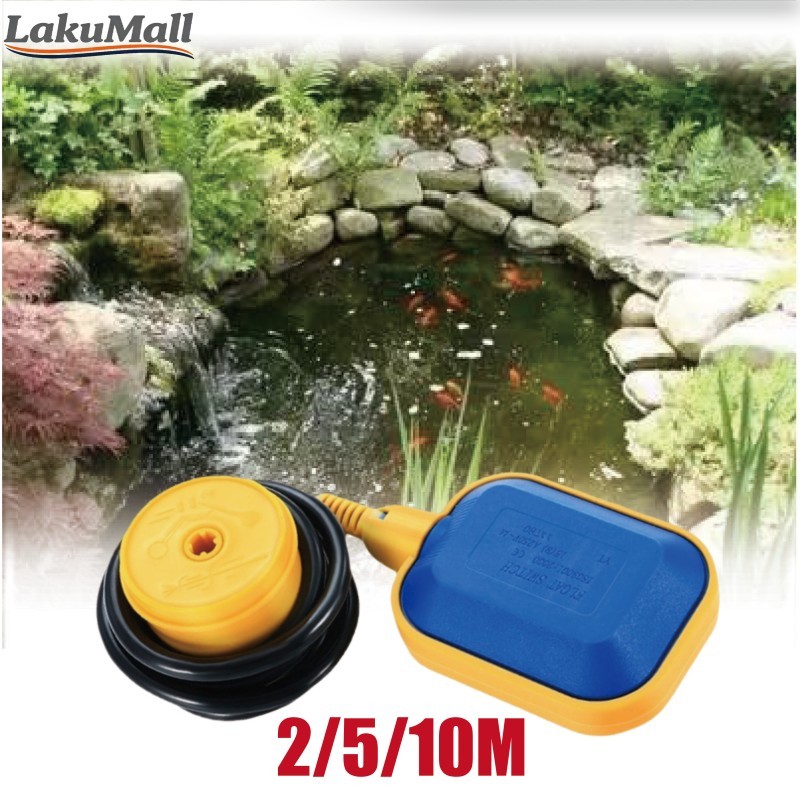 Float Switch Spare Part Pompa Air Otomatis Sensor Terapung Kabel 2 / 5 / 10 METER Untuk Pompa Celup 