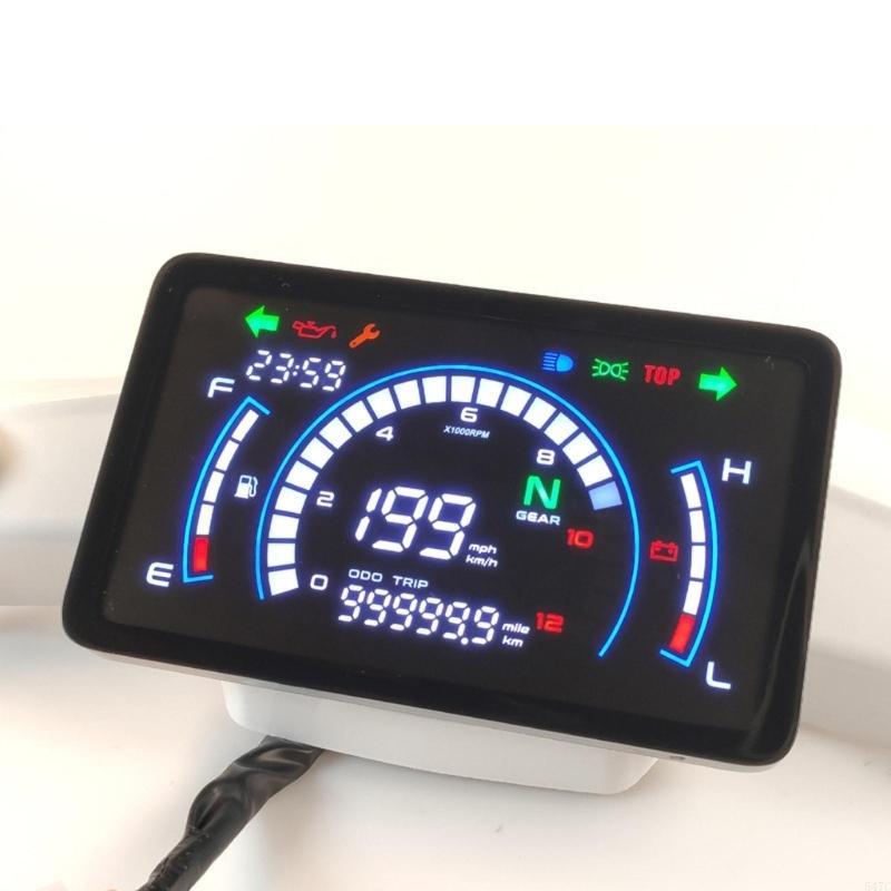 Motorcycle gital Speedometer Compatible For EX5 Dream/EX5 Ipowed Odometer Dashboard Fuel Level Gauge