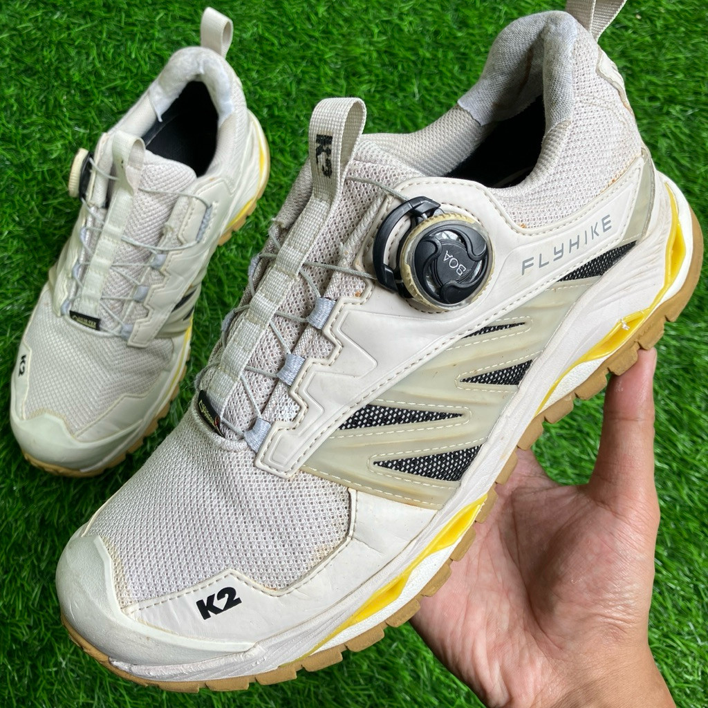 K2 Flyhike Boa System White mesh Outdoors shoes ukuran 41