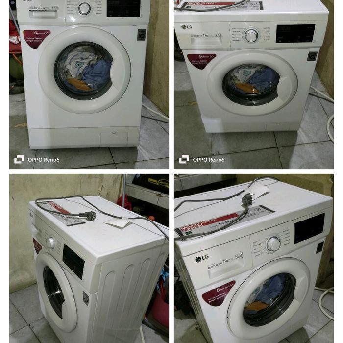 mesin cuci LG front load 7kg Baru