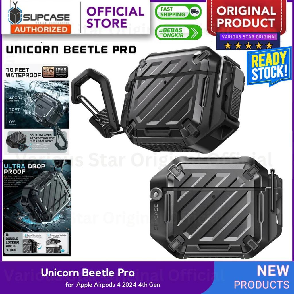 ORIGINAL Case Apple Airpods 4 2024 4th Gen SUPCASE Unicorn Beetle Pro UB Pro Waterproof Drop Protect