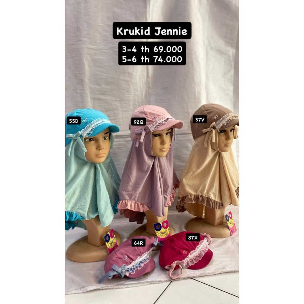 Rabbani - Krukid Jennie Kerudung Anak Bertopi