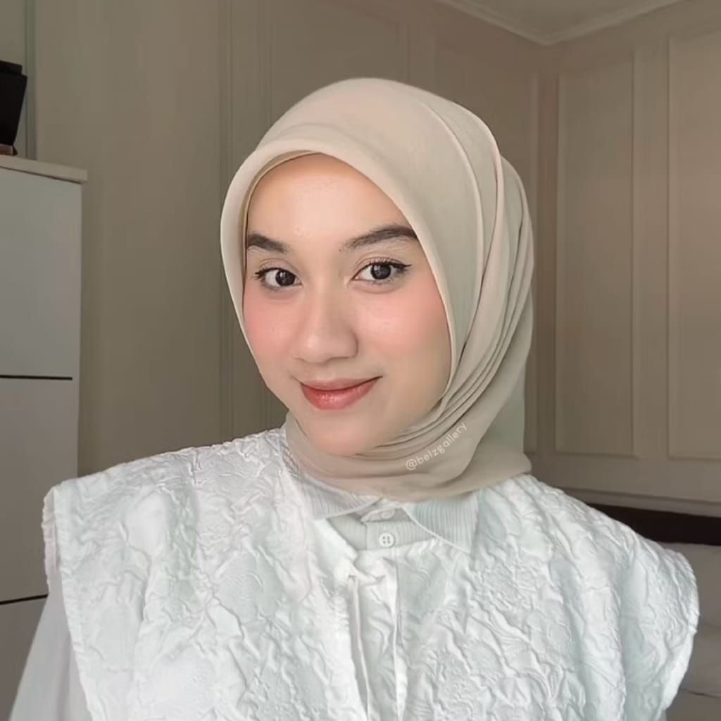 Paris Polos Jadul Hijab Kerudung Segiempat BY KAYLA SCARF || jilbab paris jadul segi empat premium