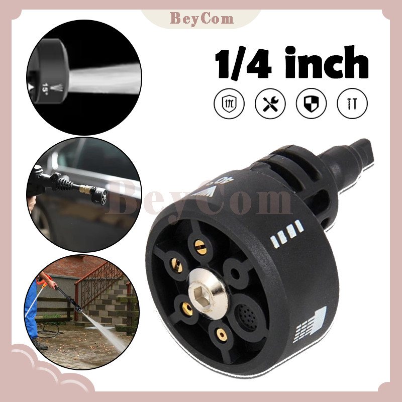 Nozzle 6in1 Sprayer Jet Cleaner/Kepala Semprotan Air High 1/4 inch