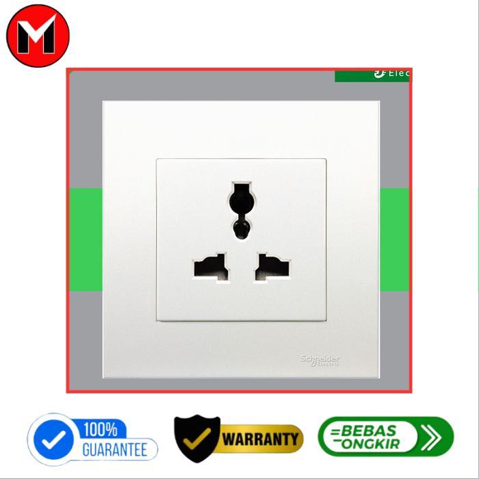 Schneider Stop Kontak Universal 3 Pin Vivace - KB413S