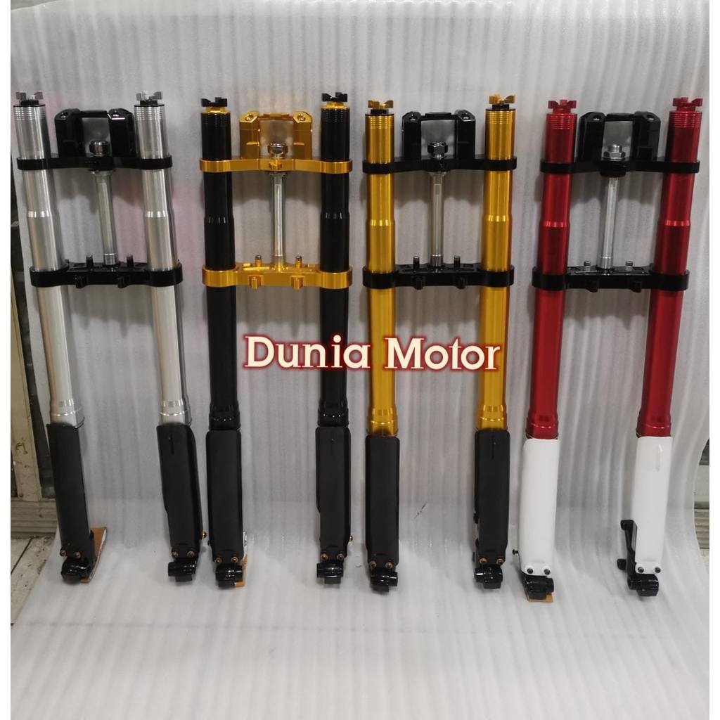 UP SIDE DOWN USD PNP KLX 150 DTRACKER MERK RIDE IT FULL CNC ANTI KARAT BONUS COVER SHOCK DAN SEAL SH