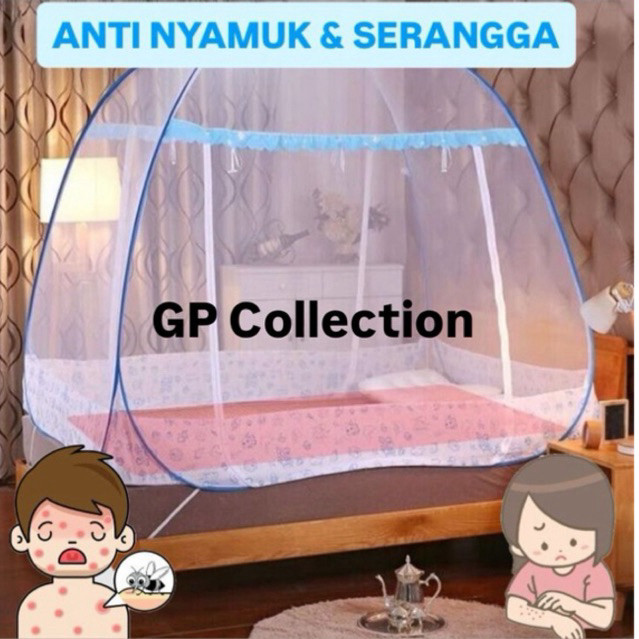 PROMO Kelambu Lipat Kelambu Dewasa Kelambu Tidur Anti Nyamuk