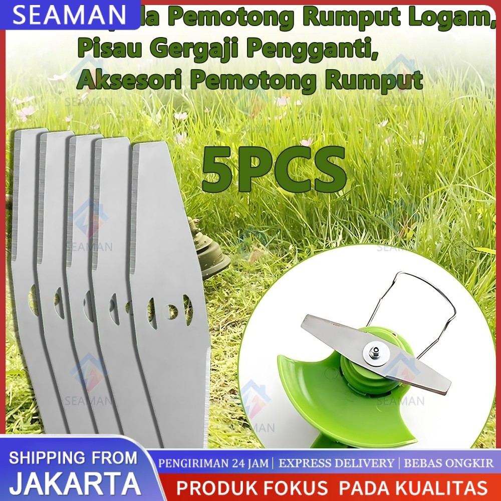 5pcs Pisau Mesin Potong Rumput 15cm Baterai Brush Cutter Blade/pisau Potong Rumput Baja/pisau Rumput