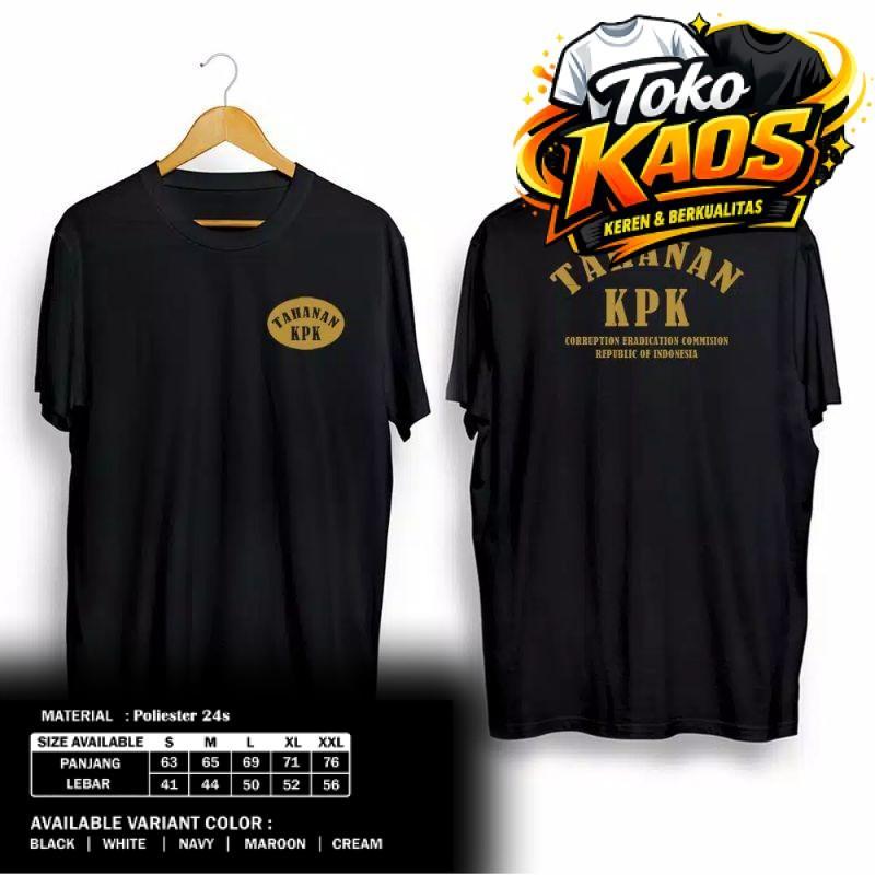 BAJU KAOS TAHANAN KPK #PREMIUM