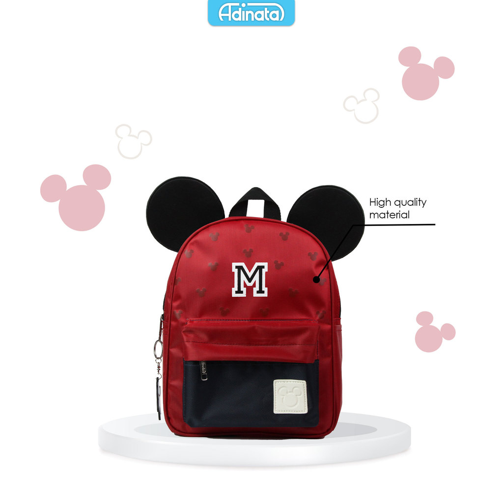 Adinata Mickey Classic Backpack XS Tas Anak Tas Fashion 2601-0132 / Tas Ransel / Ransel Karakter / A